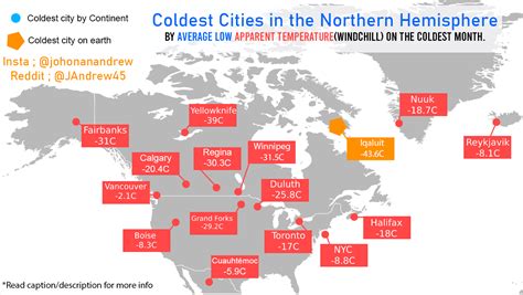 Is Canada or Alaska colder?