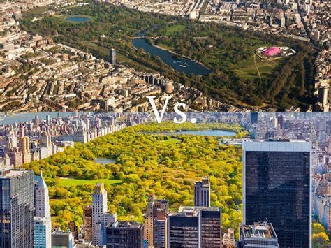 Is Central Park bigger than Hyde Park?