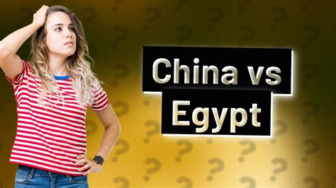 Is China older than Egypt?