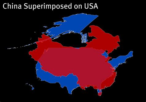 Is China or USA bigger?