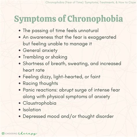 Is Chronophobia a thing?