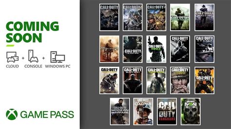 Is CoD included in Game Pass?