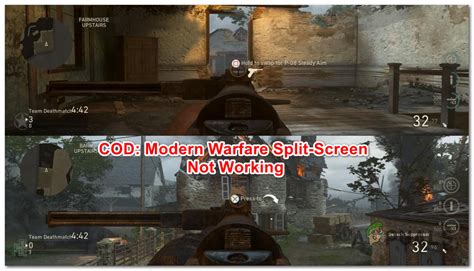 Is CoD online split-screen?