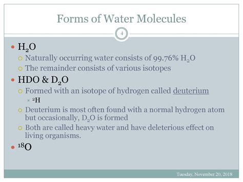 Is D2O found naturally?