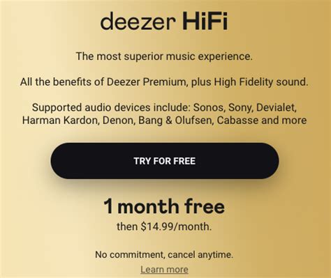 Is Deezer HiFi better than premium?