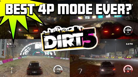 Is DiRT 5 4 player?