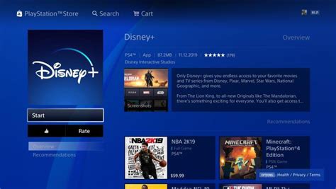 Is Disney Plus working on PS4?