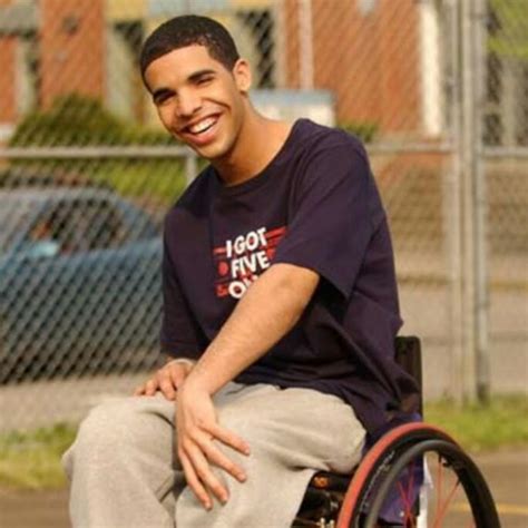 Is Drake in wheelchair?