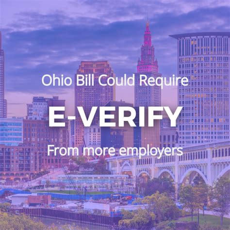 Is E-Verify required in Ohio?