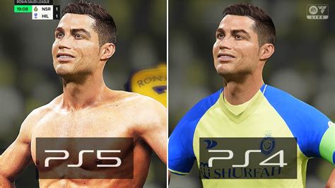 Is EA FC better on PS4 or PS5?