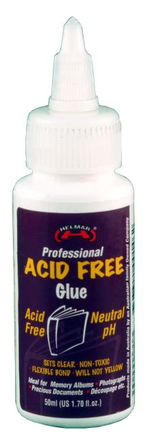 Is EVA glue acid free?