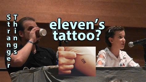 Is Eleven's 011 tattoo real?