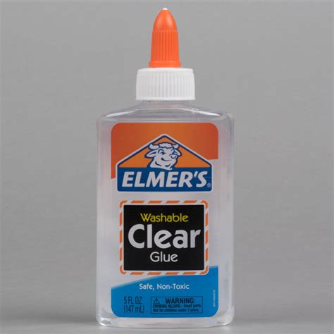 Is Elmer's clear glue safe for skin?