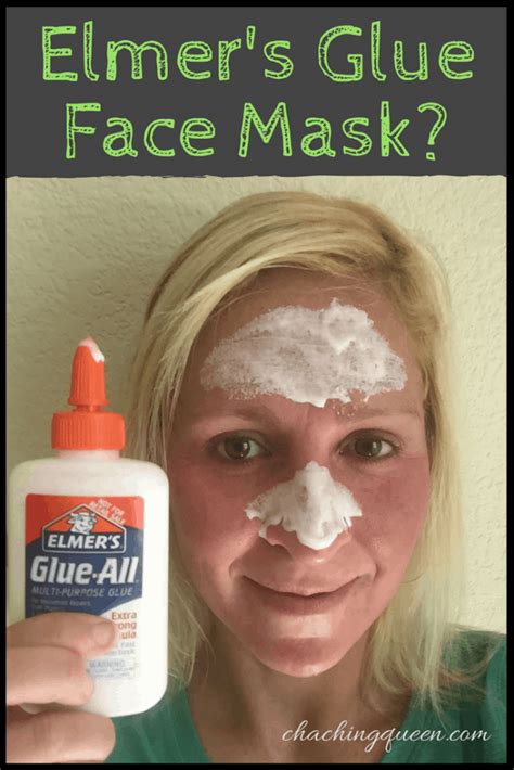 Is Elmer's glue safe to put on your face?