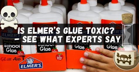 Is Elmer's glue toxic on skin?