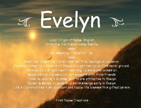 Is Evelyn a Latin name?