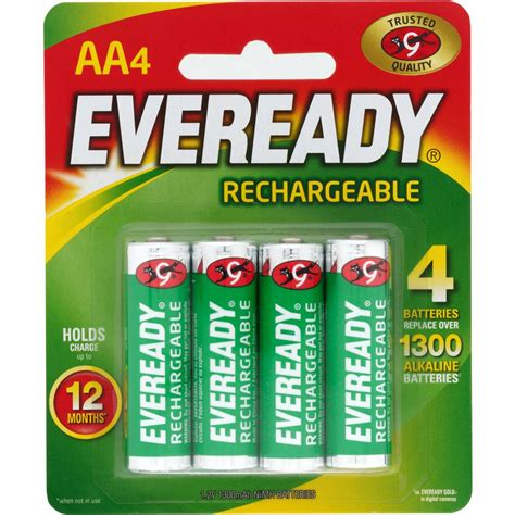 Is Eveready battery rechargeable?