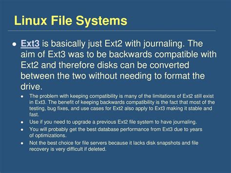 Is Ext2 still being used?