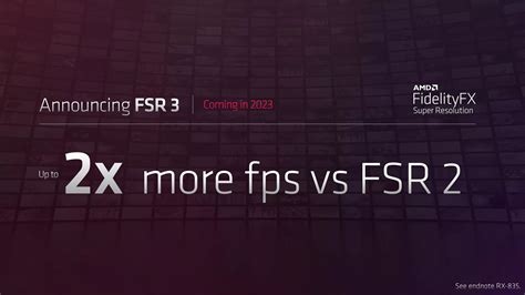 Is FSR 3 out?
