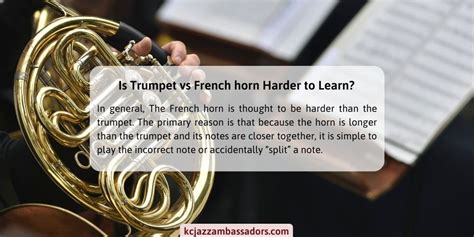 Is French horn harder than trumpet?
