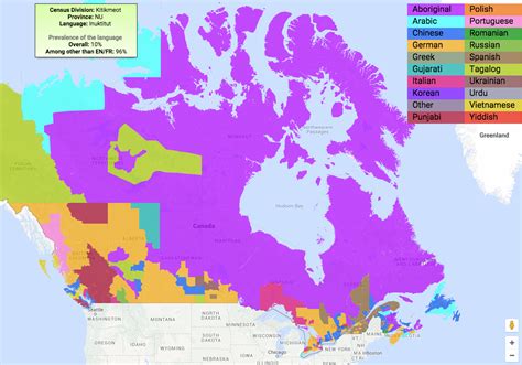 Is French the most common language in Canada?