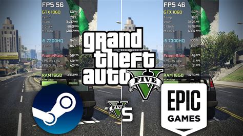 Is GTA 5 the same on Epic Games and Steam?