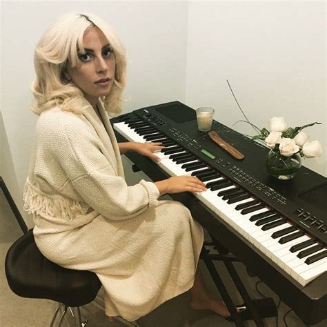 Is Gaga a good piano player?