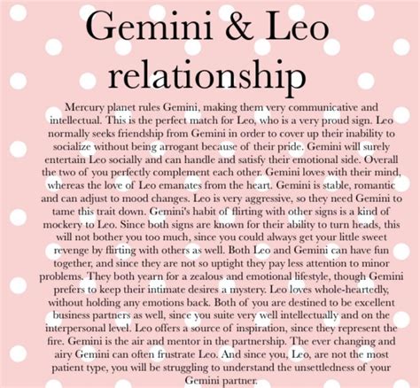 Is Gemini and Leo a perfect match?