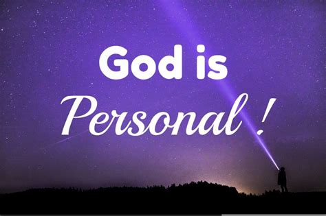 Is God a personal God?