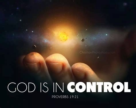 Is God in control of your life?