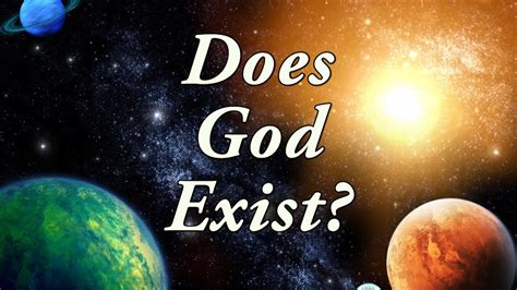 Is God necessary for existence?