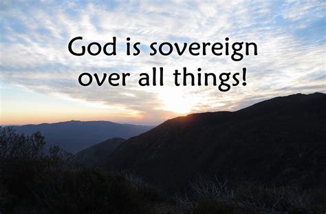 Is God sovereign over every detail of my life?