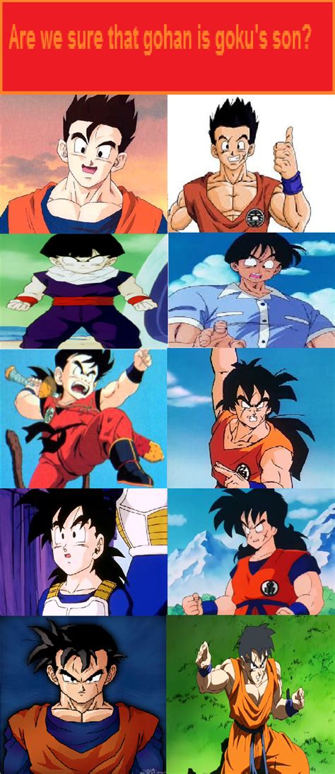 Is Gohan Yamcha's son?