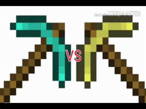 Is Gold faster than diamond in Minecraft?