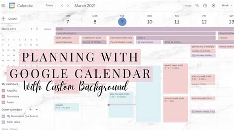 Is Google Calendar a planner?