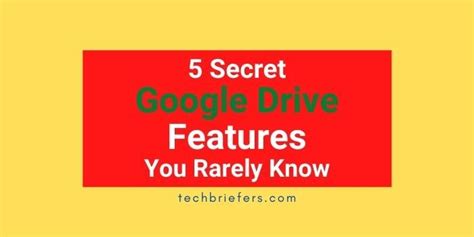 Is Google Drive a secret?