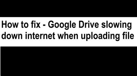 Is Google Drive slowing down my computer?