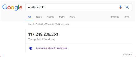 Is Google a public IP?