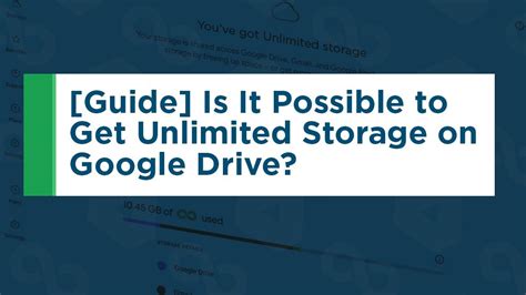 Is Google storage really unlimited?