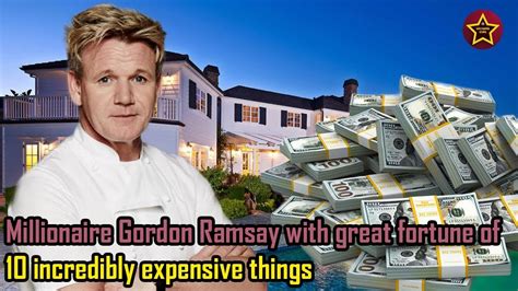 Is Gordon Ramsay a millionaire or a billionaire?