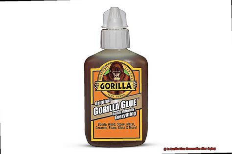 Is Gorilla Glue flammable after drying?