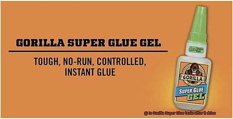Is Gorilla Super Glue toxic after it dries?
