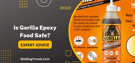 Is Gorilla epoxy food safe?