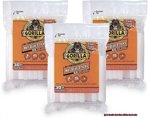 Is Gorilla hot glue food safe?