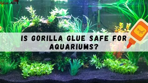 Is Gorilla hot glue safe for aquariums?
