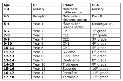 Is Grade 11 high school in USA?