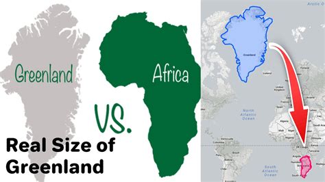 Is Greenland as big as Africa?