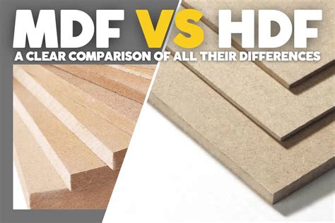 Is HDF better than MDF for water?