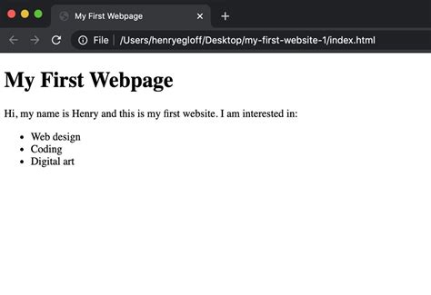 Is HTML a web page?