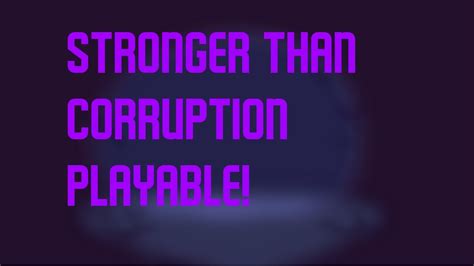 Is Hallow stronger than corruption?